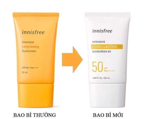 Kem Chống Nắng Innisfree Intensive Long Lasting SPF50 50ml