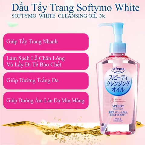 Dầu Tẩy Trang Kose Softymo Speedy Cleansing Oil 230ml