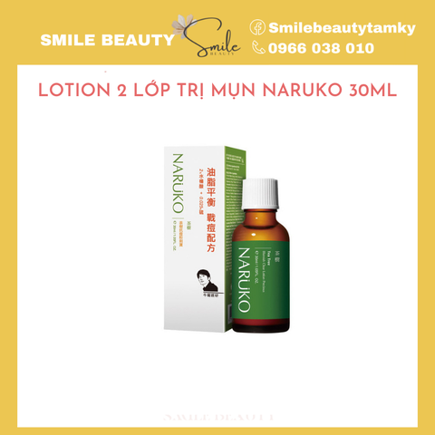 Lotion 2 lớp trị mụn Naruko 30ml