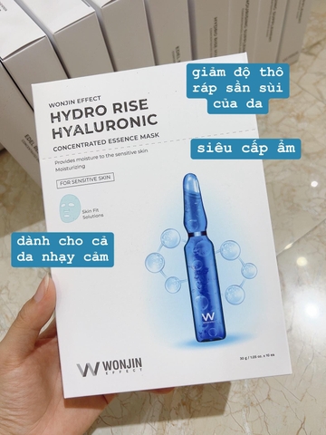Mặt Nạ Wonjin Cấp Ẩm Chuyên Sâu Effect Hydro Rise Hyaluronic  30g