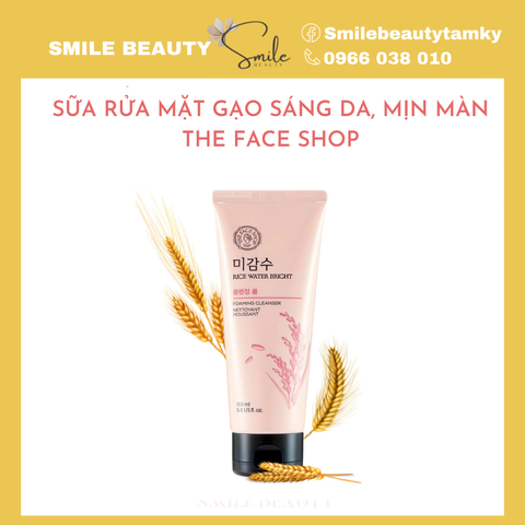 Sữa rửa mặt gạo Rice The Face Shop