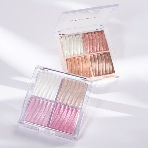 Bảng Highlight 4 Ô Wakemake Glow Palette
