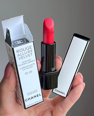 Son Chanel Rouge Allure Velvet Nuit Blanche 02:00( đỏ cam)