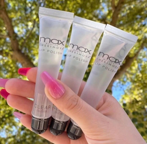Son Bóng Max Make Up Cherimoya Lip Polish Clear Gloss 15ml