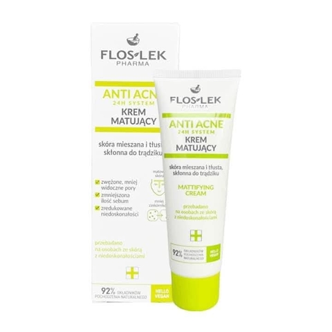 Kem dưỡng kiểm soát dầu Anti Ance Mattifying Cream Floslek 50ml