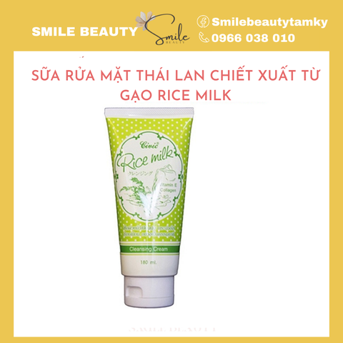 Sữa rửa mặt Rice Milk gạo Thái Lan 180ml