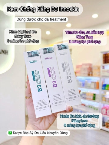 Kem Chống Nắng Innoskin B3 Suncream 50g