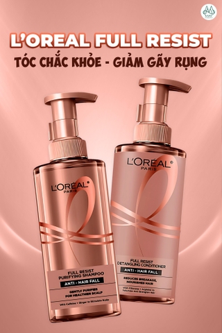 Bộ Gội Xả L'Oreal Giảm Gãy Rụng Tóc Giúp Tóc Chắc Khỏe 440ml