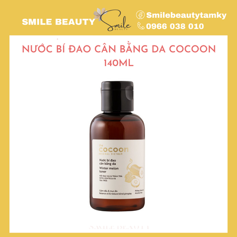 Toner Bằng Da Chiết Xuất Bí Đao The Cocoon 140ml