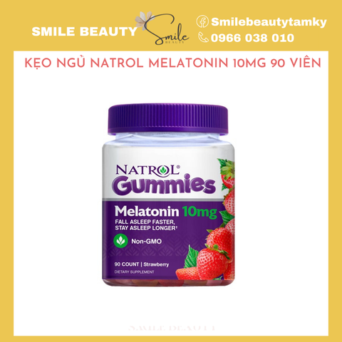 Kẹo ngủ Natrol Melatonin 10mg 60 viên