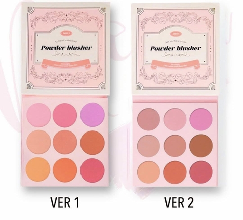 Bảng Má Mona Powder Blusher 9 ô