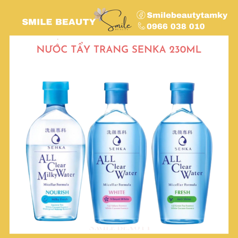 Nước tẩy trang Senka All Clear Water 230ml