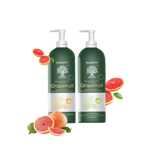 Gội Xả Phục Hồi Tóc Biotin Voudioty Grapfruit