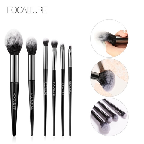 Bộ 6 cây cọ trang điểm FOCALLURE chuyên nghiệp