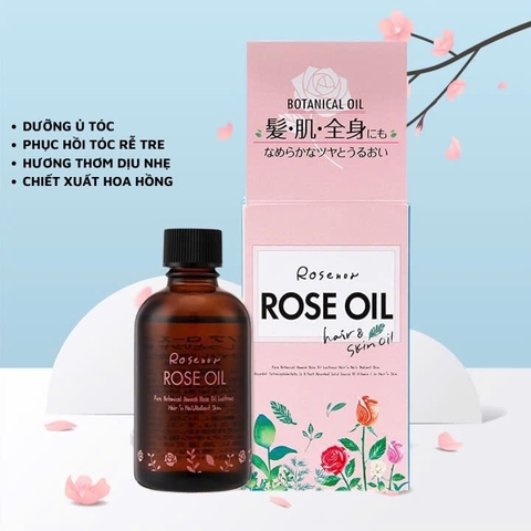 Dầu dưỡng đa năng BOTANICAL Rose Oil Nhật Bản 60ml