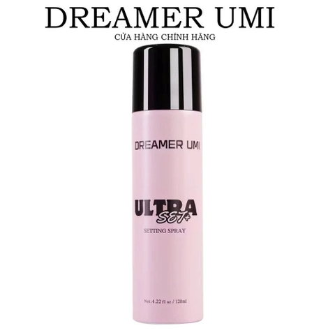 Xịt khoá nền DREAMER UMI ULTRA SET+ Setting Spray 120ML