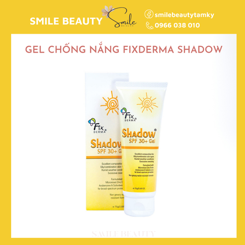 Gel chống nắng da dầu Fixderma Shadow SPF 30+ (75g)