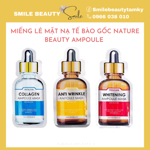 Miếng lẻ Mặt Nạ Tế Bào Gốc Nature Beauty Hàn Quốc