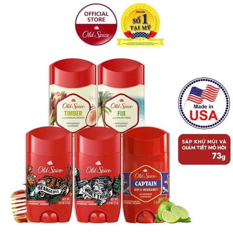 Sáp Khử Mùi Dành Cho Nam Old Spice Anti-Perspirant & Deodorant 73g