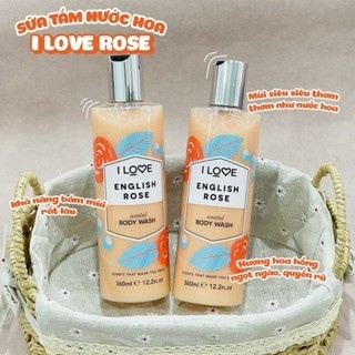 Sữa Tắm Hương Nước Hoa I Love English Rose 360ml