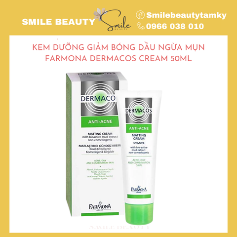 Kem dưỡng giảm bóng dầu ngừa mụn Farmona Dermacos cream 50ml
