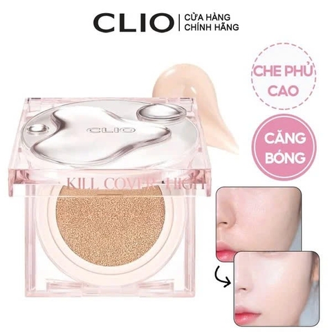 [Kèm lõi] Phấn Nước Căng Bóng, Che Phủ Cao Clio Kill Cover High Glow Cushion SFP50+ PA+++