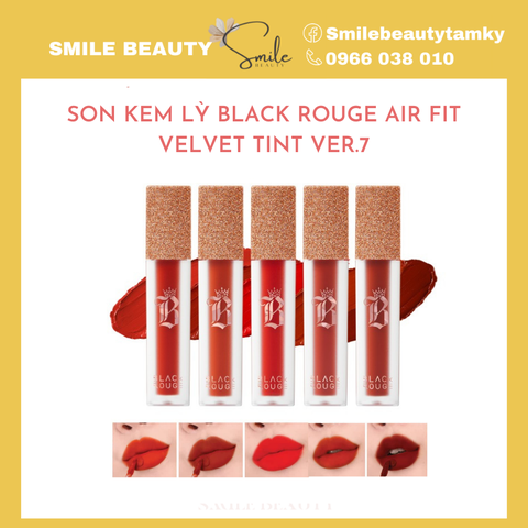 Son Black Rouge Air Fit Velvet Tint Ver7