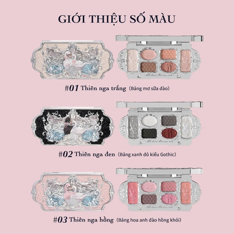 Bảng phấn mắt Flower Knows Swan Ballet Moonlight Mermaid