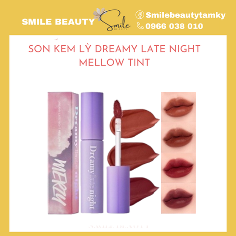 Son Kem Merzy Mellow Tint Dreamy Late Night (vỏ tím)