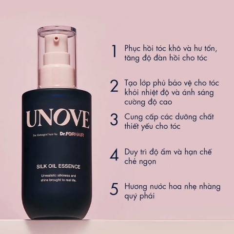 Tinh Chất Dưỡng Tóc Bóng Mượt Dr.ForHair Unove Silk Oil Essence 70ml