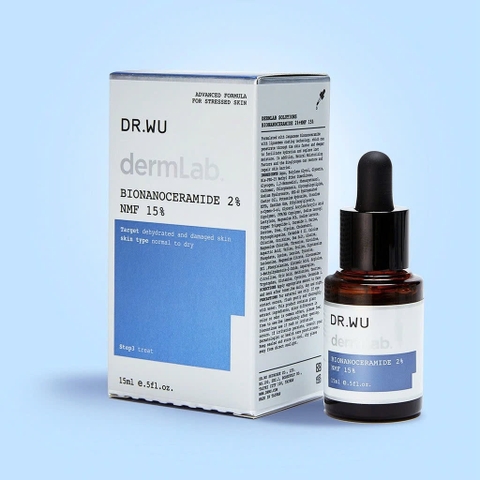 Serum cấp nước dưỡng ẩm Dr.Wu dermlab Bionanoceramide 2% + NMF 15%