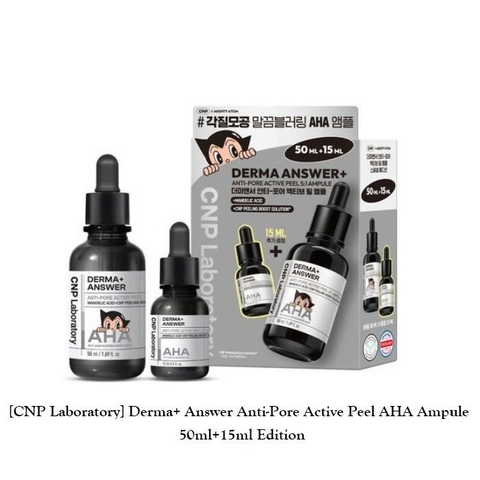 Tinh chất CNP Derma Answer Anti Pore Active Peel AHA  thu nhỏ lỗ chân lông