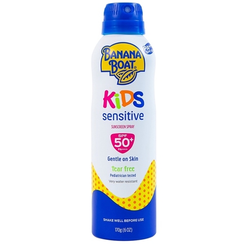 Xịt Chống Nắng Trẻ Em Banana Boat Sensitive SPF50+ 170G