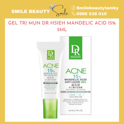 Gel trị mụn Dr.Hsieh Mandelic Acid 15% 5ml
