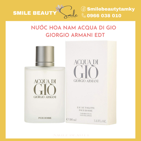 Nước Hoa Nam Giorgio Armani Acqua Di Gio Pour Homme EDT