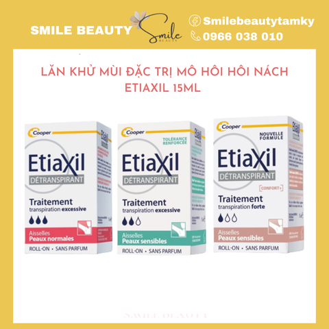 Lăn khử mùi đặc trị mồ hôi, hôi nách Etiaxil 15ml
