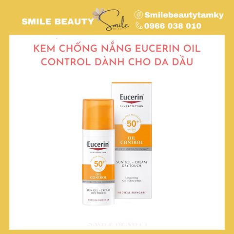 Kem chống nắng Eucerin Oil Control 50ml dành cho da dầu