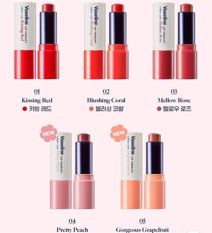 Son Dưỡng Môi Có Màu Vaseline Lip Therapy Colour + Care 4.2g