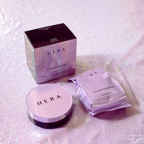 Phấn nước chống nắng Hera UV Mist Cushion Cover SPF 50 PA+++ Tone C21 30g