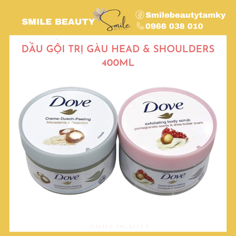 Tẩy da chết body Dove bản Đức 225ml