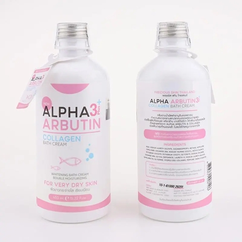 Sữa Tắm Precious Skin Alpha Arbutin Collagen Bath Cream 450ml