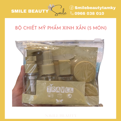 Bộ chiết mỹ phẩm xinh xắn (5 món)