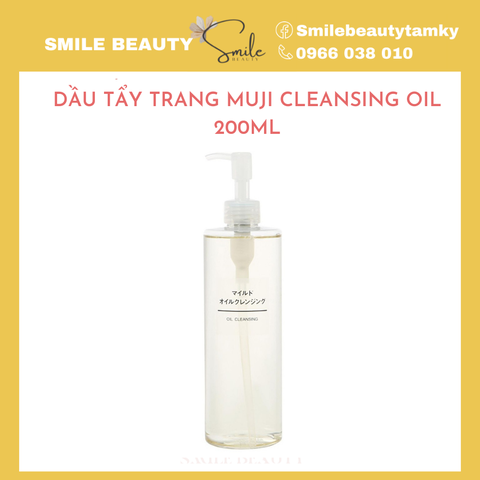 Dầu tẩy trang Muji Cleansing Oil 200mL