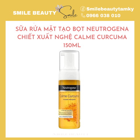 Sữa Rửa Mặt Tạo Bọt Tinh Nghệ Neutrogena150ml