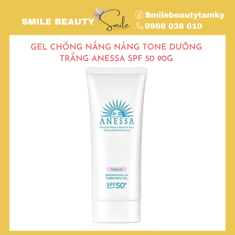 Gel chống nắng nâng tone dưỡng trắng Anessa spf 50 90g