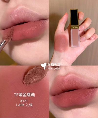 Son Kem Tom Ford Liquid Lip Luxe Matte 121 Lark Màu Hồng Đất