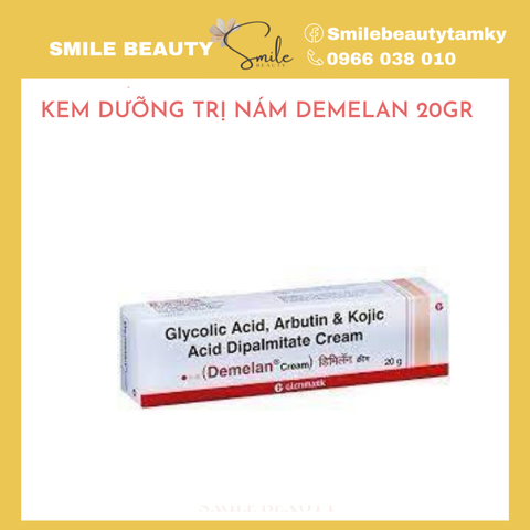 07/2024 Kem dưỡng trắng da mờ thâm nám Demelan 20g