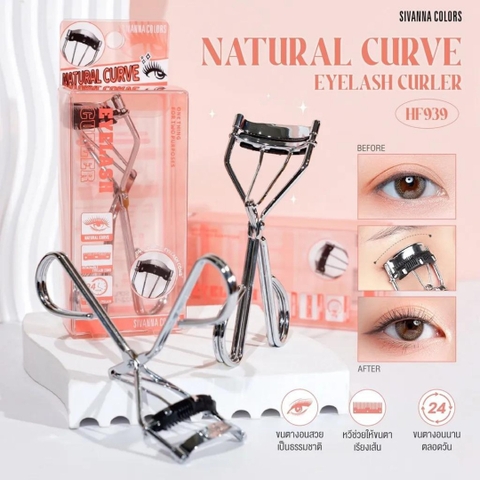 Kẹp Bấm Mi Sivanna Colors Natural Curve Eyelash Curler