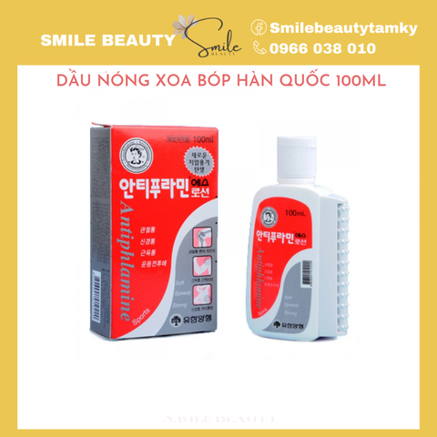 Dầu Nóng Xoa Bóp Hàn Quốc 100ml