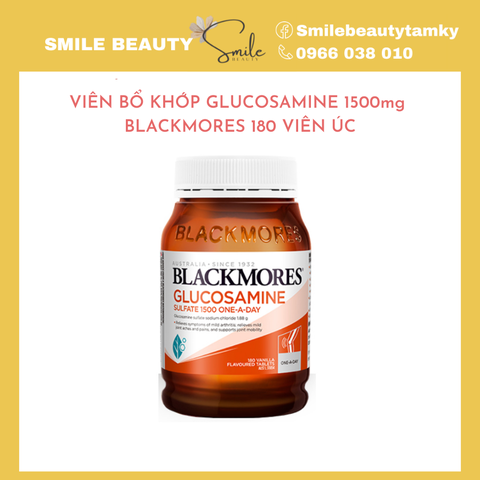 Viên bổ khớp Glucosamine 1500mg Blackmore 180 viên của Úc